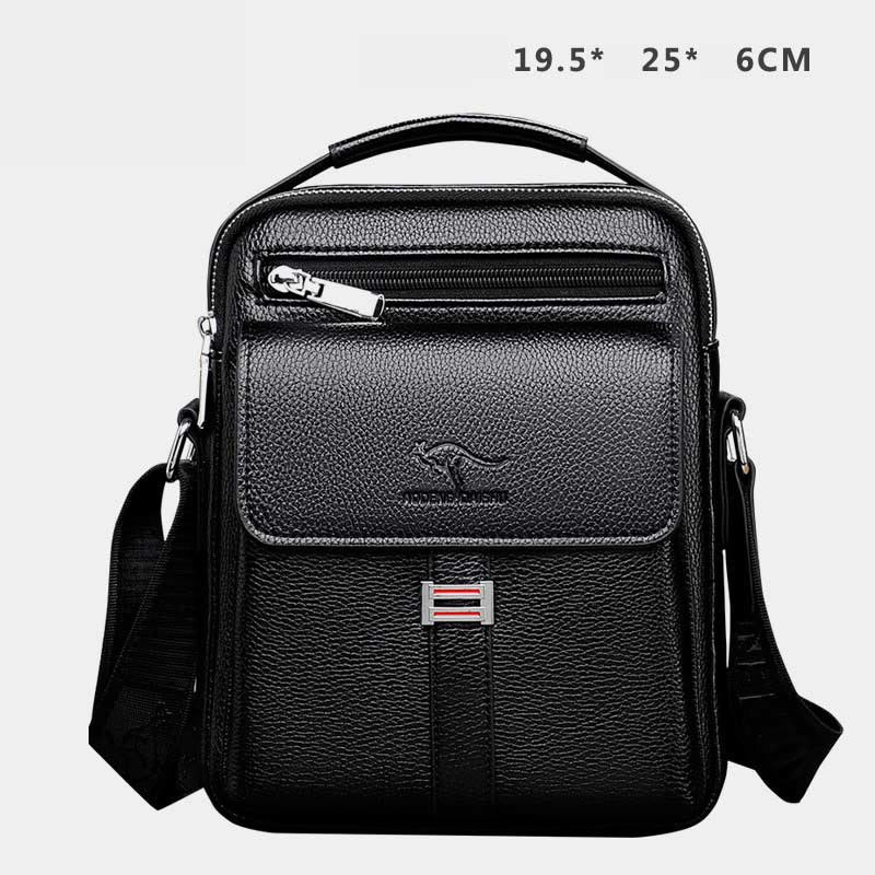 Messenger Bag für Herren, leicht, wasserdicht, Reise-Umhängetasche mit Nieten
