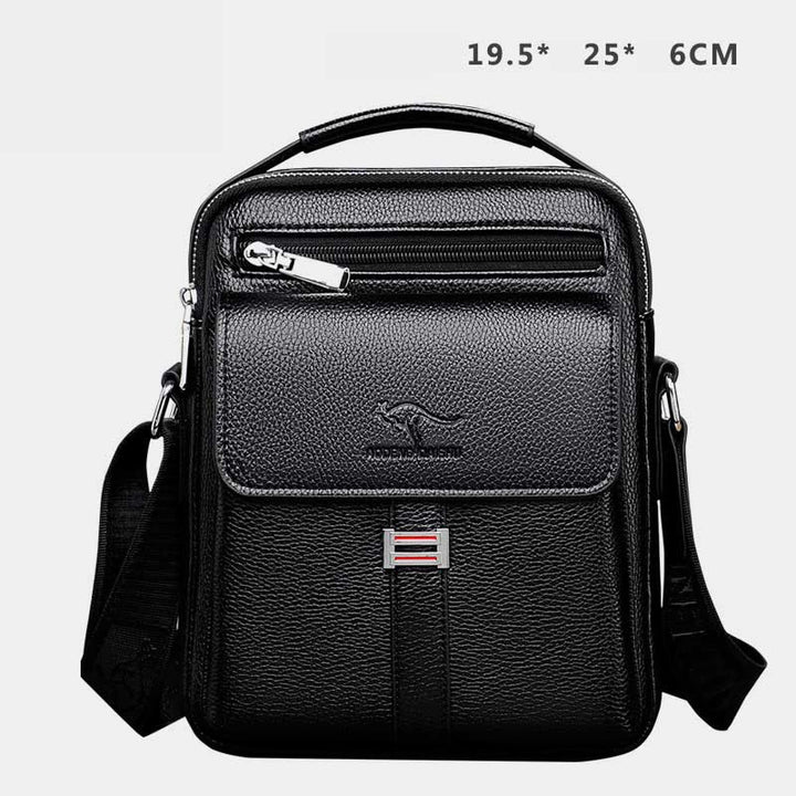 Messenger Bag für Herren, leicht, wasserdicht, Reise-Umhängetasche mit Nieten