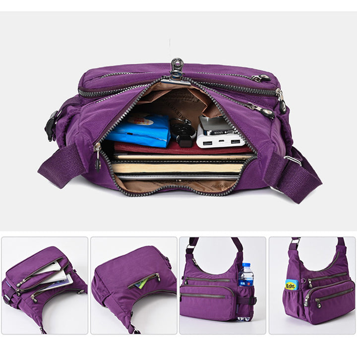Wasserdichte Umhängetasche für Damen, lässige Nylon-Geldbörse, Handtasche, Umhängetasche