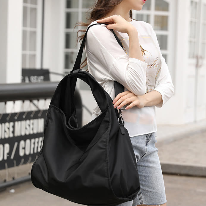 Damen Umhängetasche mit Henkel, große Kapazität, leichte Hobo-Handtasche, Tote, Umhängetasche