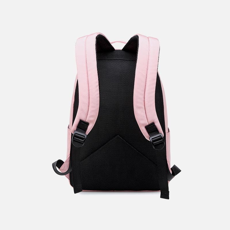 Rucksack für Damen, Campus, einfarbig, für Studenten, große Kapazität