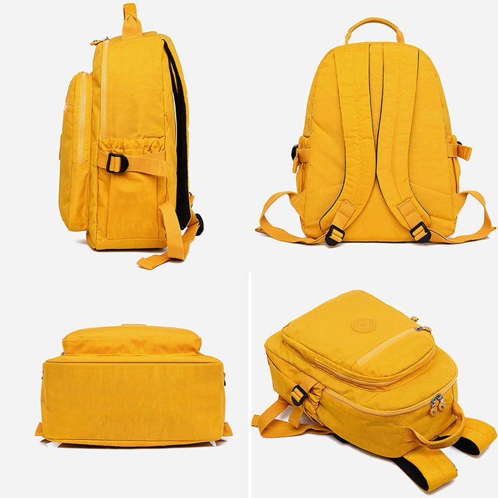 Leichter, wasserdichter Rucksack für Damen und Herren, lässiger Reise-Tagesrucksack, mehrfarbig optional