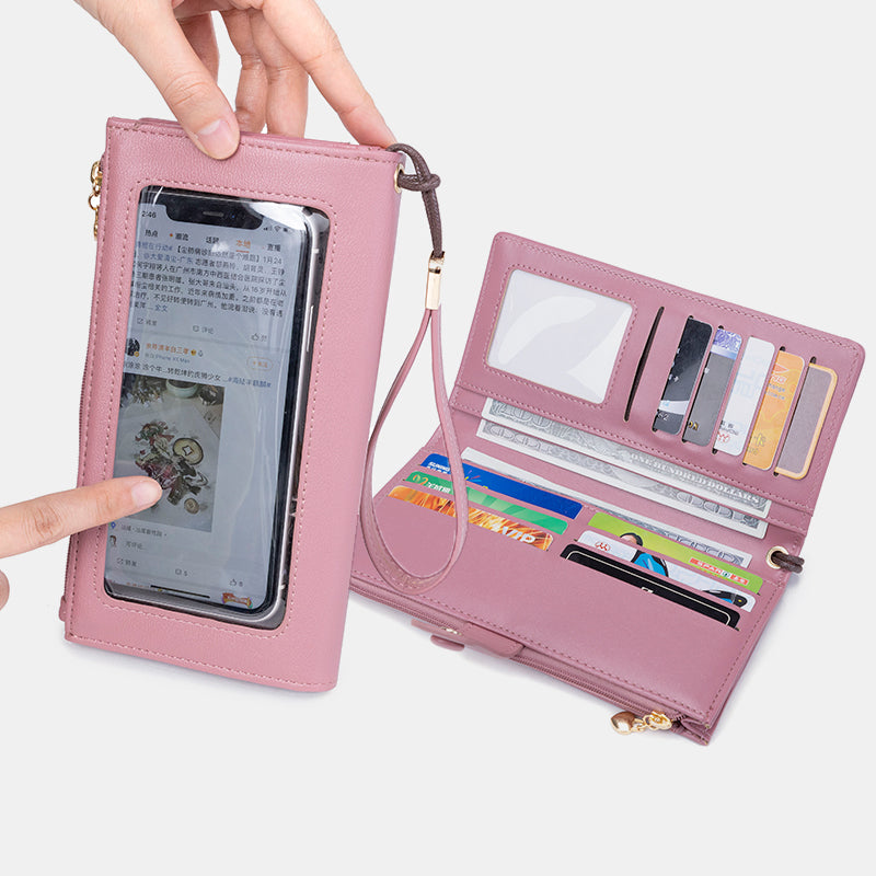 Touchscreen Große Kapazität Handy Tasche Geldbörse