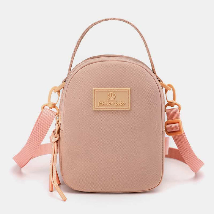 Umhängetasche mit dreifachem Reißverschluss für Damen, wasserdichte Mini-Reisehandtasche