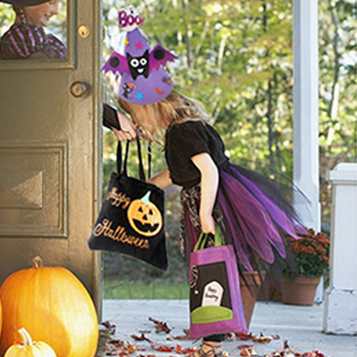 10 Pcs Halloween Kinder Handgemachte Diy Stoff Geschenk Tasche Handtasche