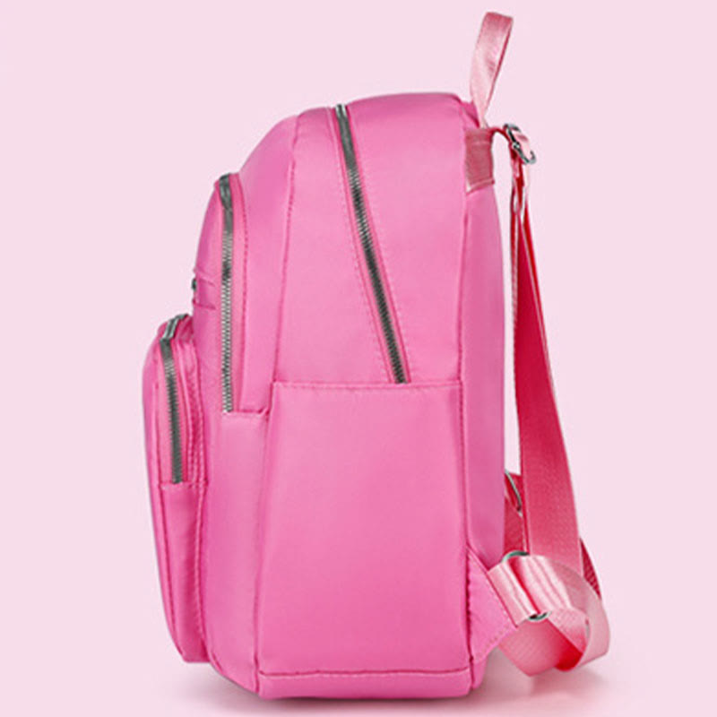 Rucksack für den täglichen Gebrauch, schlichter, einfarbiger, lässiger Oxford-Tagesrucksack