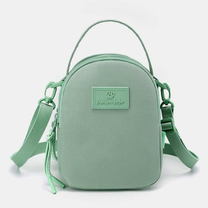 Umhängetasche mit dreifachem Reißverschluss für Damen, wasserdichte Mini-Reisehandtasche