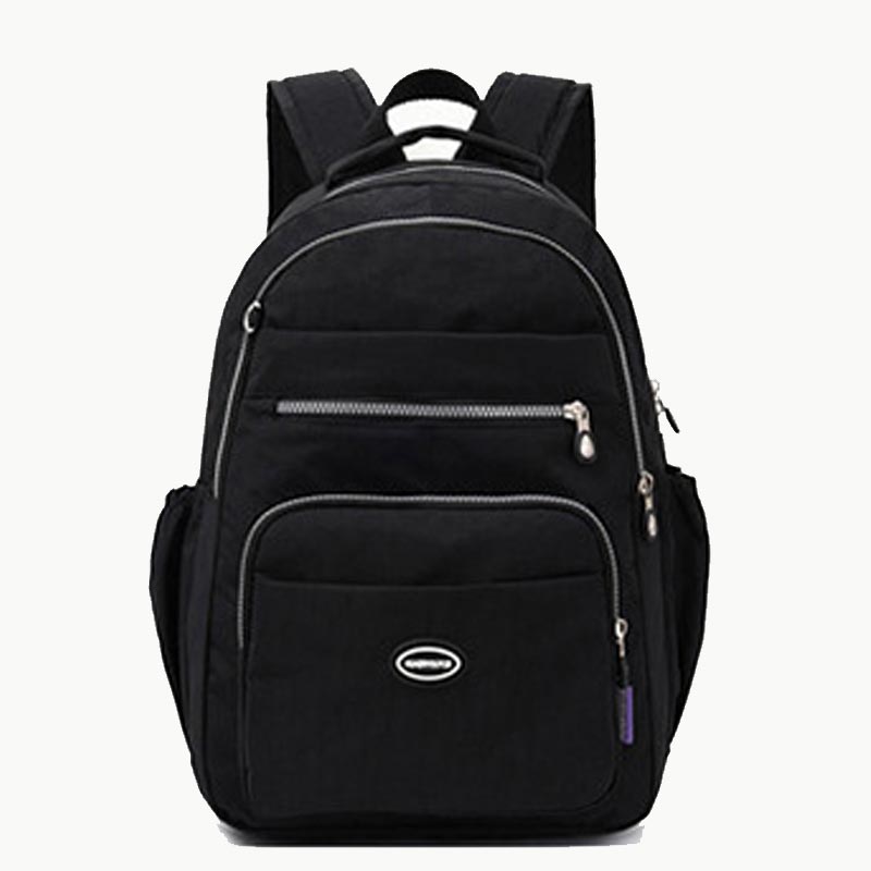 Nylon-Rucksack mit mehreren Taschen, leichter, lässiger Reise-Tagesrucksack für Damen
