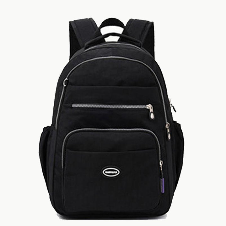 Nylon-Rucksack mit mehreren Taschen, leichter, lässiger Reise-Tagesrucksack für Damen