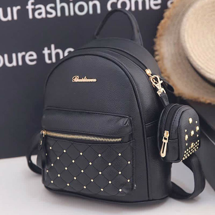 Mini-Rucksack für Damen, modischer Reiserucksack, Geldbörse mit kleiner Tasche