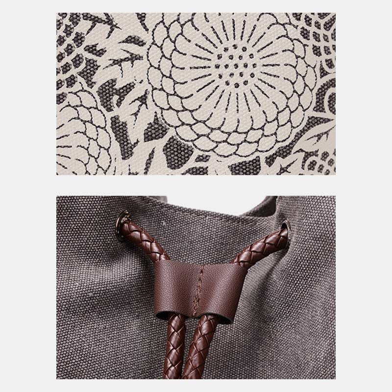 Umhängetasche für Damen, lässig, große Kapazität, bedruckt, Einkaufshandtasche