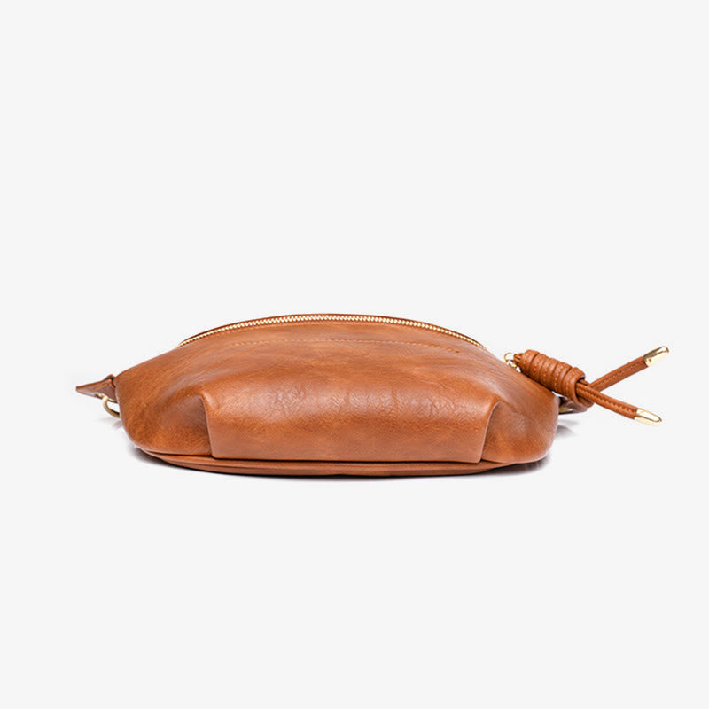 Schultertasche für Damen, PU-Leder, Retro-Reise-Umhängetasche