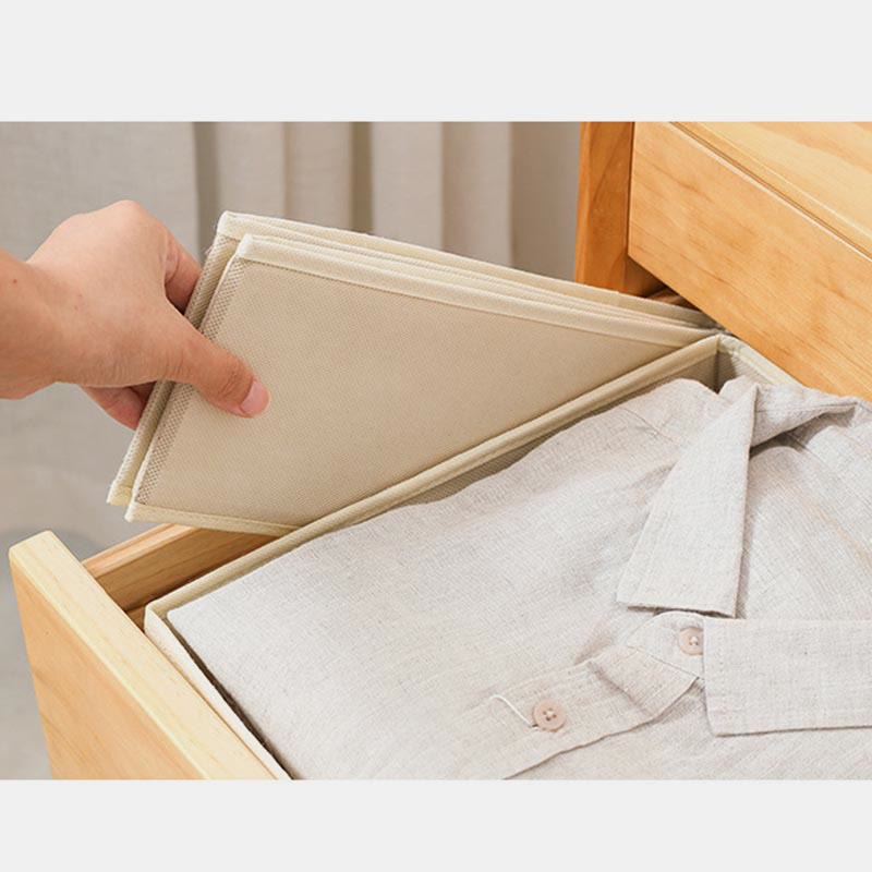 Aufbewahrungstasche für Zuhause, Vlies, sechsteiliges Set, faltbare Kleider-Organizer-Box