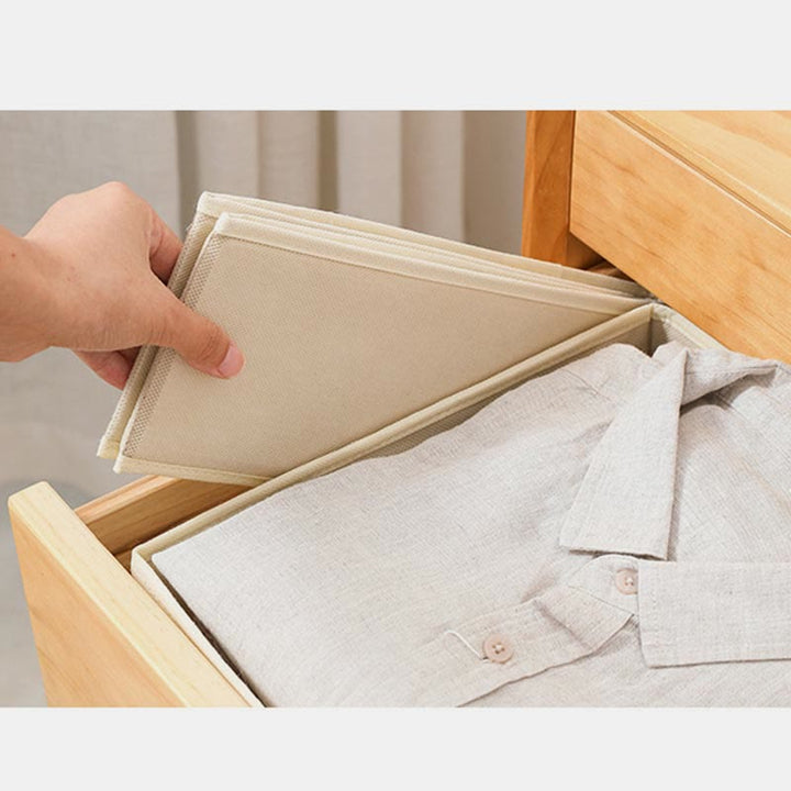 Aufbewahrungstasche für Zuhause, Vlies, sechsteiliges Set, faltbare Kleider-Organizer-Box
