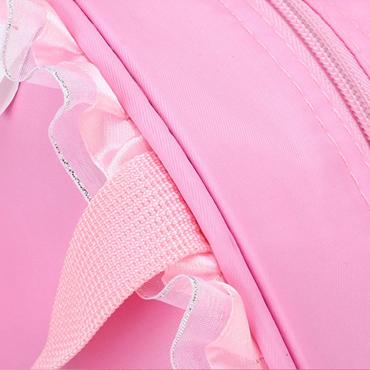 Mädchen Umhängetasche Handtasche Ballerina Muster Nylon Tanztasche