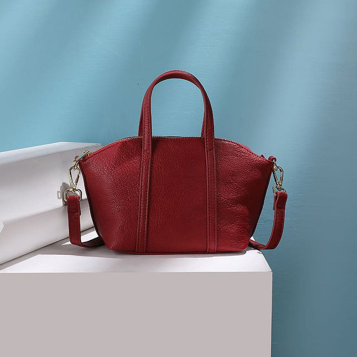 Kleine Hobo-Handtasche aus weichem Leder, modische Umhängetasche