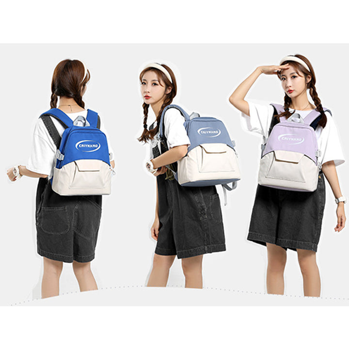 Leichter Schulrucksack, lässiger Tagesrucksack, College-Laptop-Rucksack für Damen