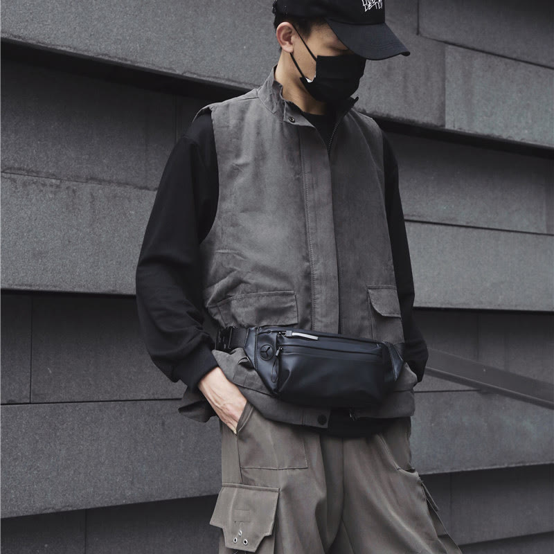 Gürteltasche für Herren, Outdoor-Sport, Nylon, Umhängetasche