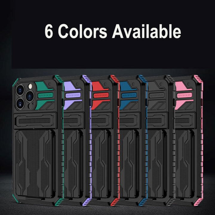 Armor Stand Kartenhalter Fallschutz Komfortable Hülle für iPhone