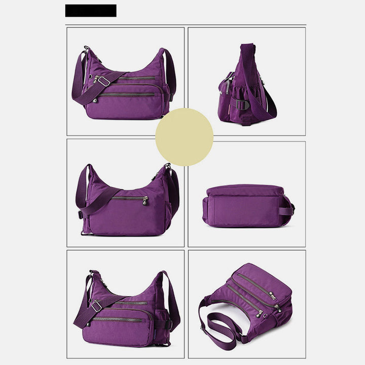 Wasserdichte Umhängetasche für Damen, lässige Nylon-Geldbörse, Handtasche, Umhängetasche