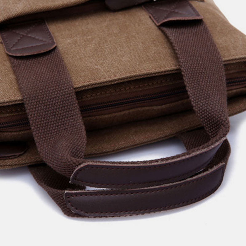 Große Handtasche aus Canvas mit großem Fassungsvermögen, Umhängetasche