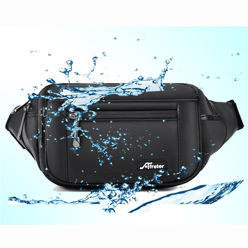 Hüfttasche für Damen und Herren, Brusttasche mit mehreren Taschen, Umhängetasche