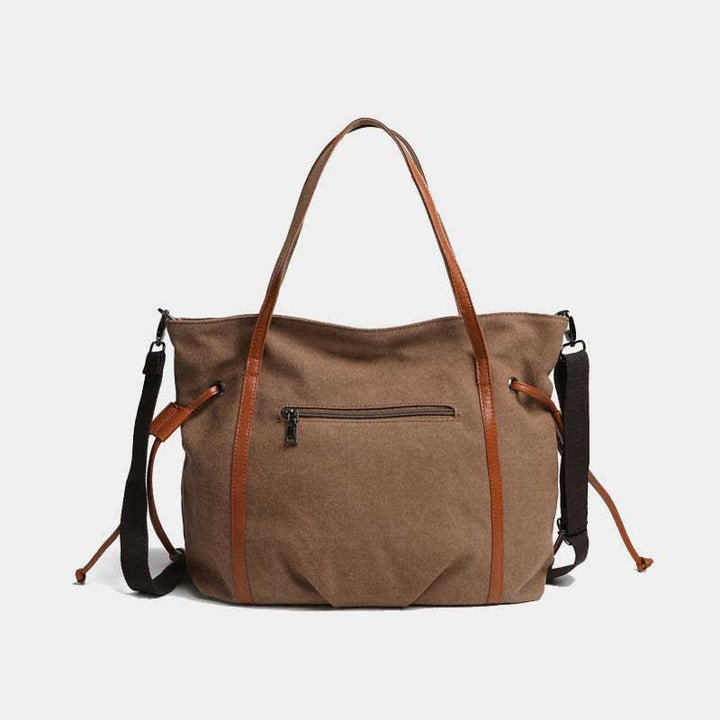 Vintage Casual Hobo Bag Canvas Tägliche Schultertasche Shopper Handtasche