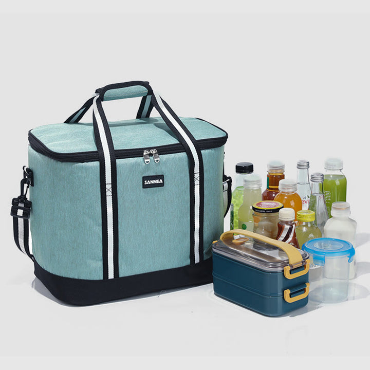 Kühltasche für Picknick im Freien, hält warm und kalt, Campingtasche