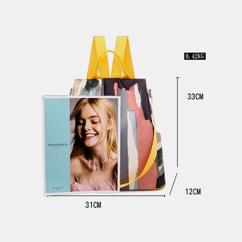 Mehrzweck-Rucksack für Damen, modisches Design, Schultertasche, Reiserucksack, Tagesrucksack