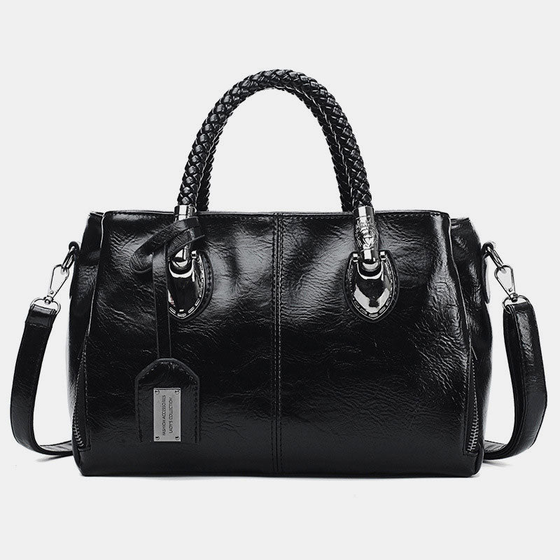 Klassische Retro-Handtasche mit mehreren Taschen 