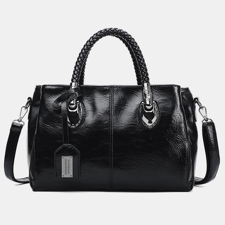 Klassische Retro-Handtasche mit mehreren Taschen 