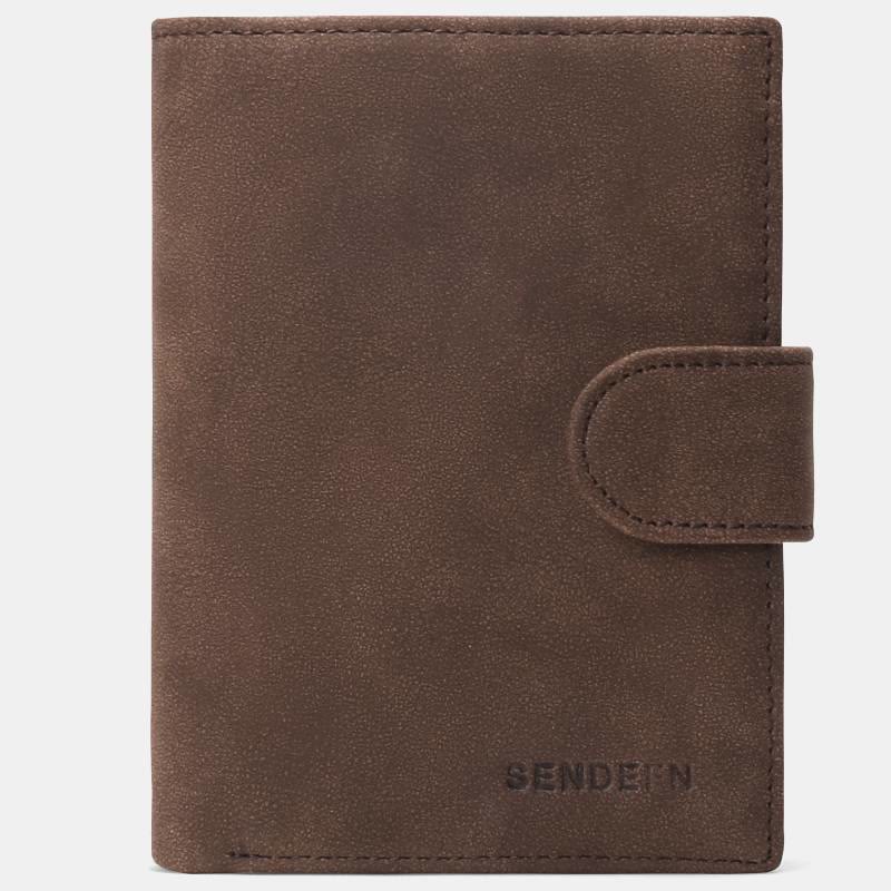 Kleine Geldbörse aus echtem Leder mit RFID-Blockierung - Sienna - image 19