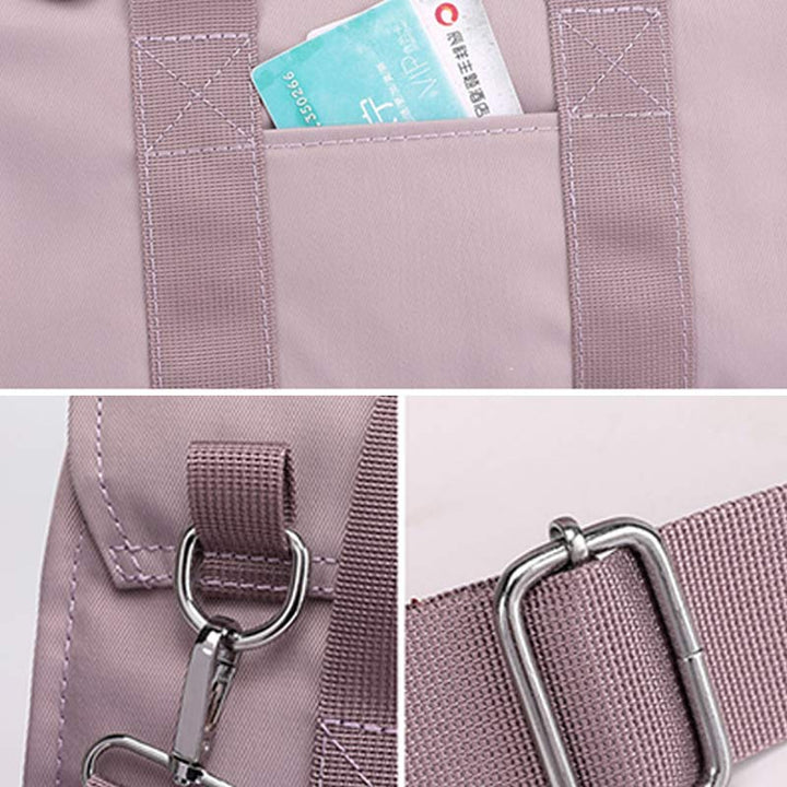 Umhängetasche für Damen aus Nylon, Schultertasche, Reisetasche, wasserdicht, mit Tragegriff oben
