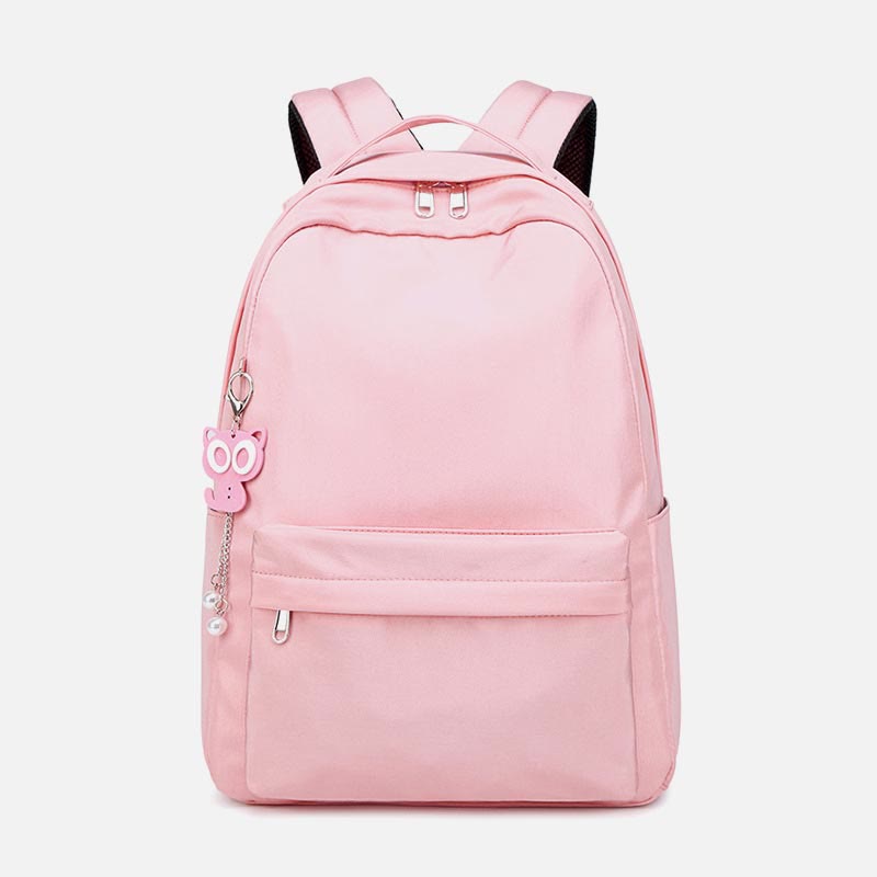 Rucksack für Damen, Campus, einfarbig, für Studenten, große Kapazität