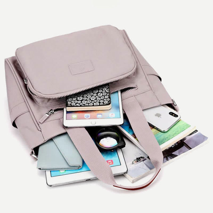 Damen Leichte Handtasche Große Wasserdichte Nylon Umhängetasche Schultertasche Geldbörsen