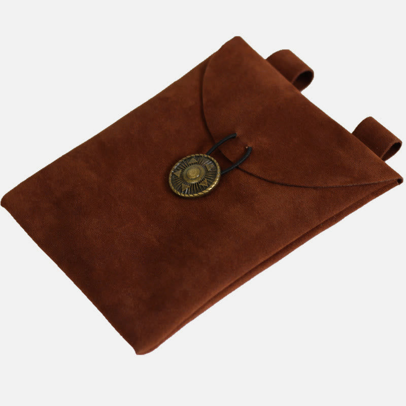 Mittelalterliche Gürteltasche Wikinger Ritter Leder Aufbewahrungsgürteltasche