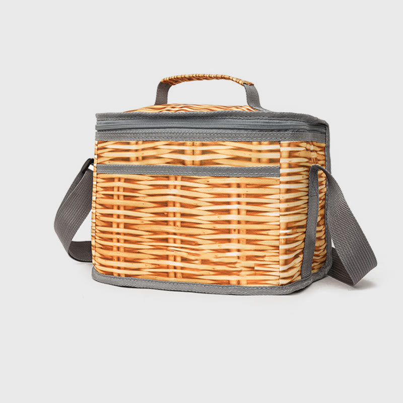 Kühltasche für unterwegs, faltbar, dicke Isolierung, Picknicktasche