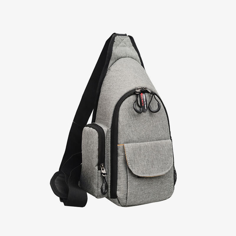 SLR-Digitalkameratasche für den Außenbereich, robuste Brusttasche aus Nylon
