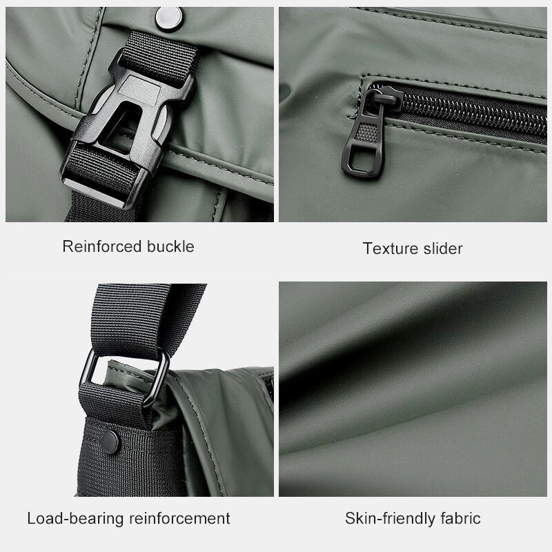 Wasserdichte Vintage-Umhängetasche mit mehreren Taschen
