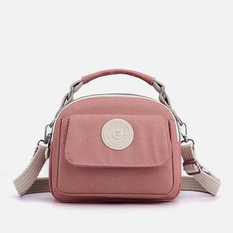 Tasche mit Griff oben für Damen, einfache, tragbare Umhängetasche mit Spritzschutz