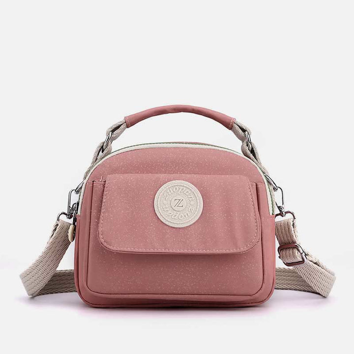 Tasche mit Griff oben für Damen, einfache, tragbare Umhängetasche mit Spritzschutz