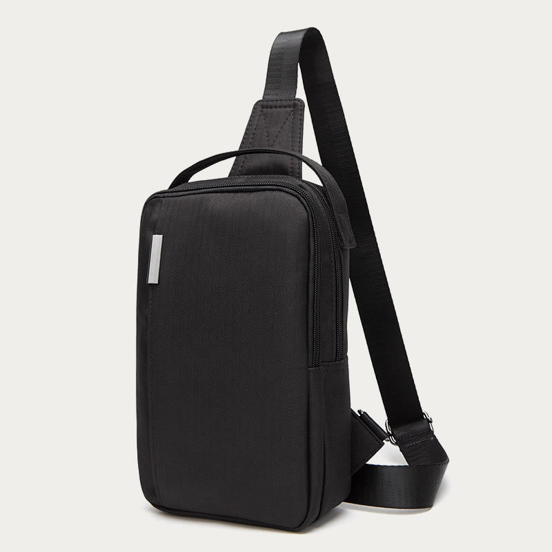 Outdoor-Schultertasche für Männer, lässiger Tagesrucksack mit zwei Haupttaschen