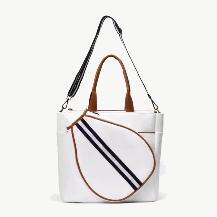 Padel Tennis Schläger Tasche Minimalist Leder Hand Held Sport Tote