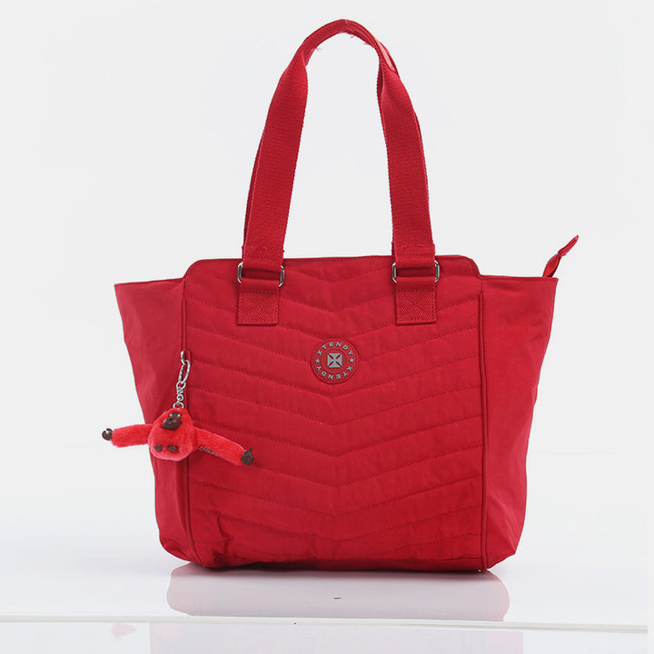 Nylon-Tragetasche für Damen, wasserdicht, groß, gesteppt, Schultertasche, Handtasche