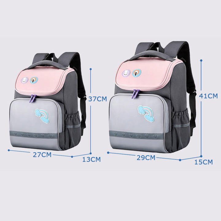 Rucksack für Kinder mit süßem Cartoon-Druck, atmungsaktiv, leicht, Schultasche