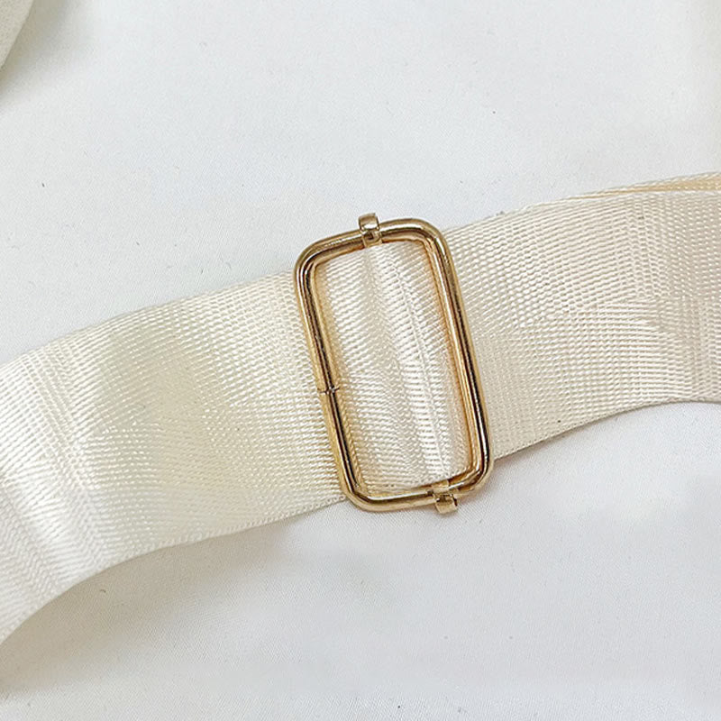 Rhomboid gesteppte Brusttasche Damen Gürteltasche mit Kettendekor