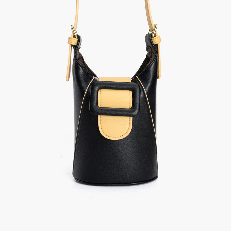 Umhängetasche für Damen, zum Einkaufen, minimalistische Eimer-Mini-Telefontasche