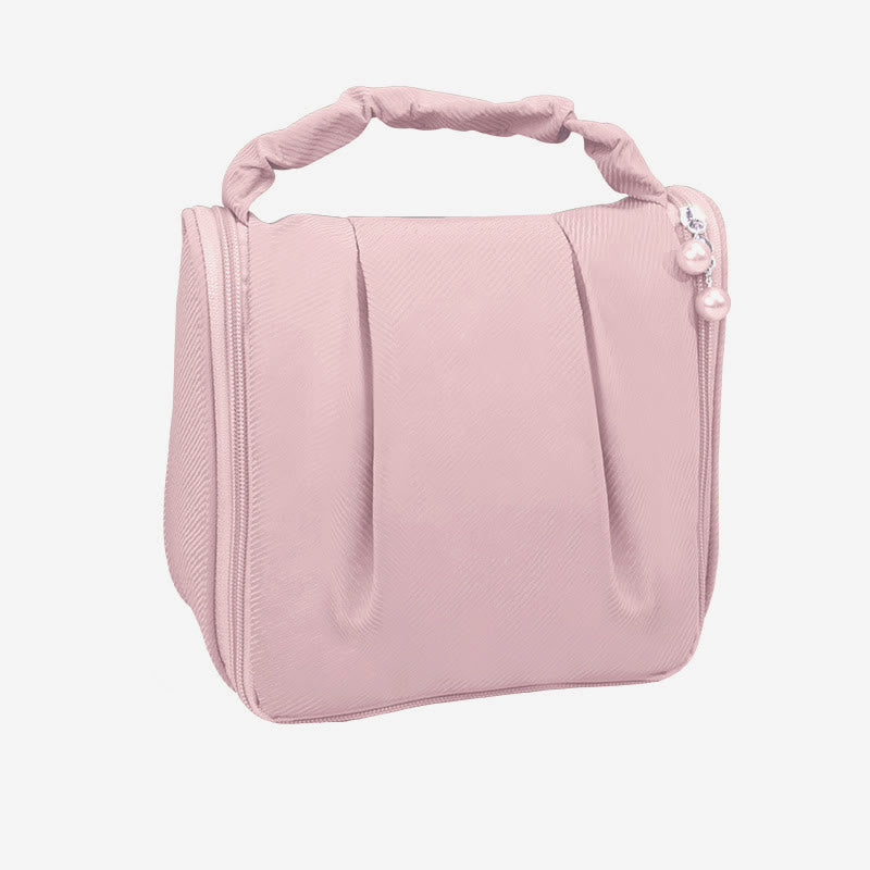 Tragbare Make-up-Handtasche für Damen, große Reiseaufbewahrungstasche