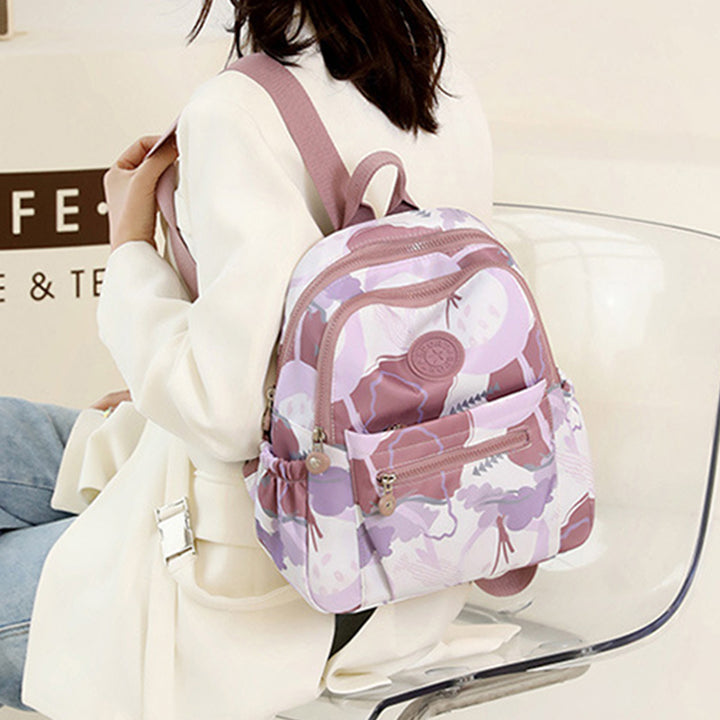 Damen Rucksack Handtasche Damen Wasserdicht Druck Bunter Rucksack Reise Tagesrucksäcke