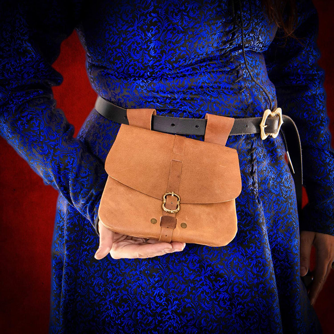 Vintage-Gürteltasche für Damen, mittelalterliche Geldbörse, Handytasche